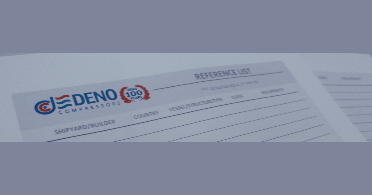 DENO Reference list updated | DENO Compressors B.V.