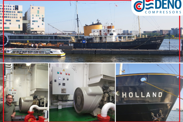 Deno visits museum tug MV HOLLAND |Deno Compressors B.V.