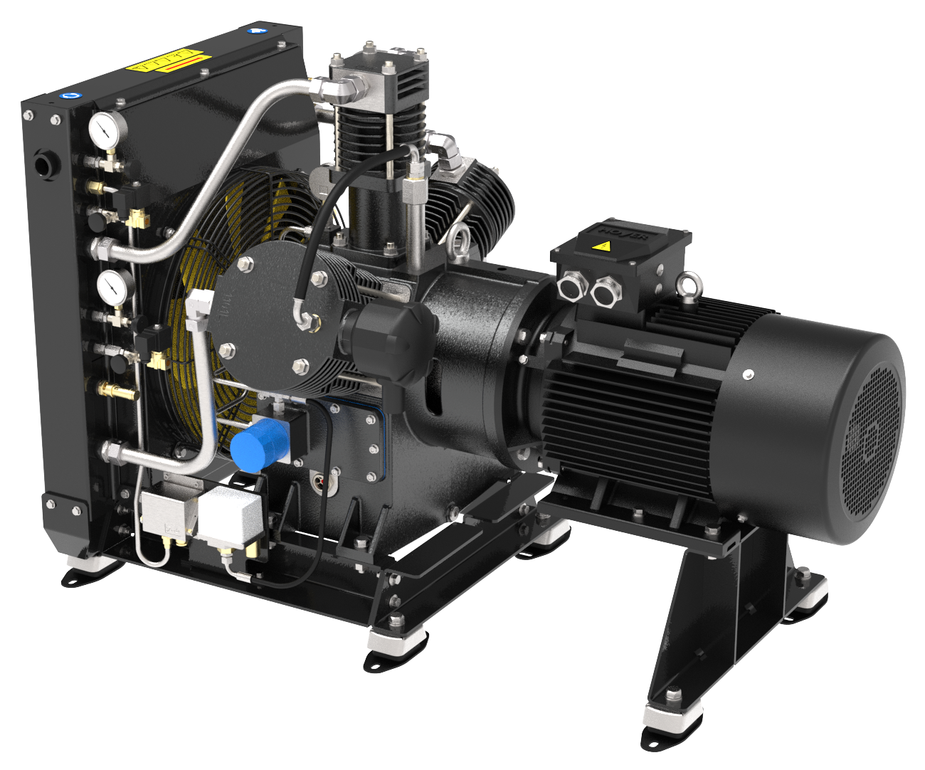 Starting air compressor 3L-100 | Deno Compressors B.V.