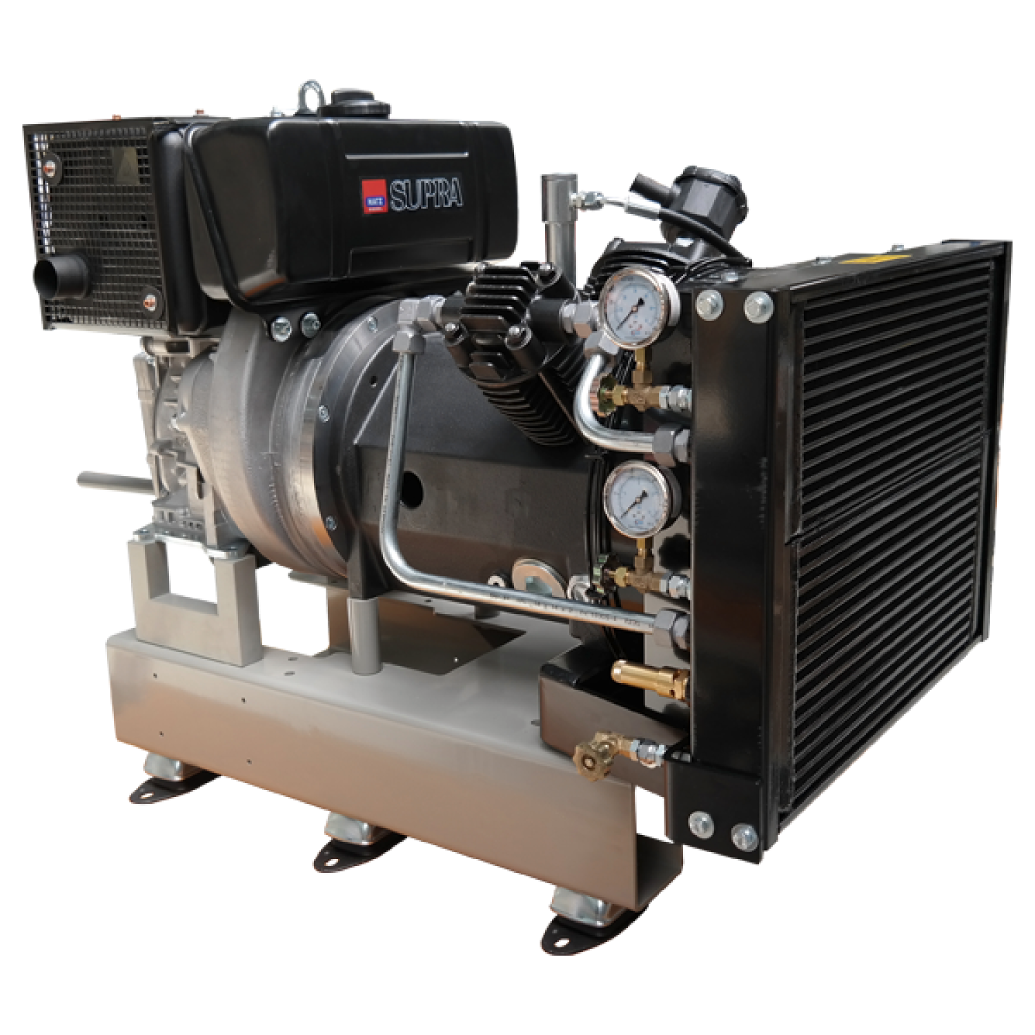 Diesel driven starting air compressor 2L35HD DENO Compressors B.V.